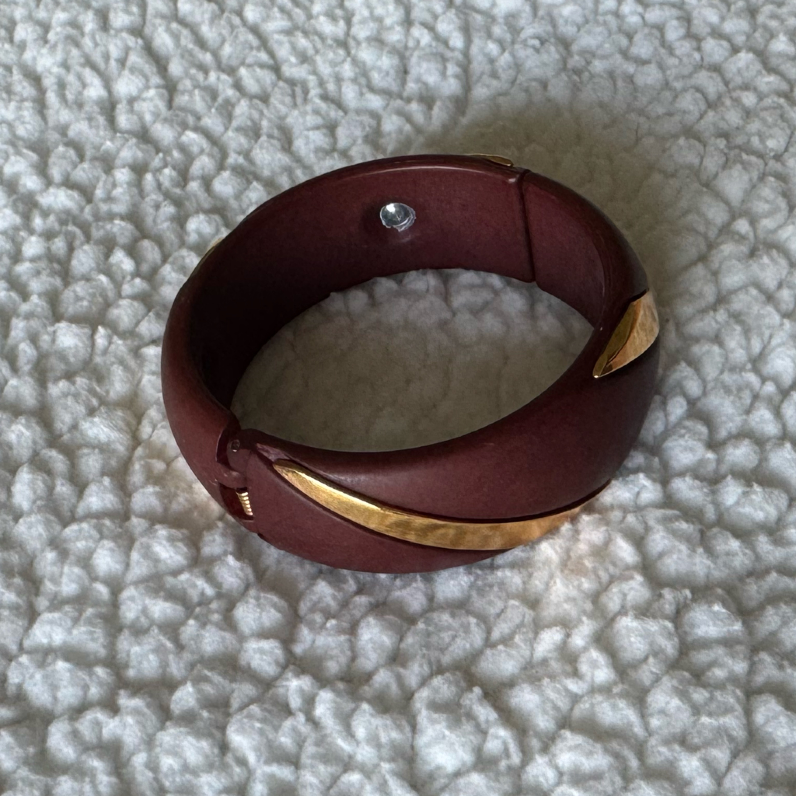 New York And Co Brown And Gold Bangle Bracelet!